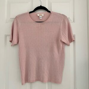 Talbots women’s 100% silk short sleeve sweater